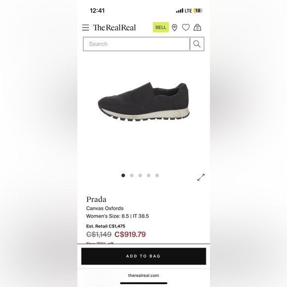 Prada women’s sneaker EU37.5 - Picture 10 of 10